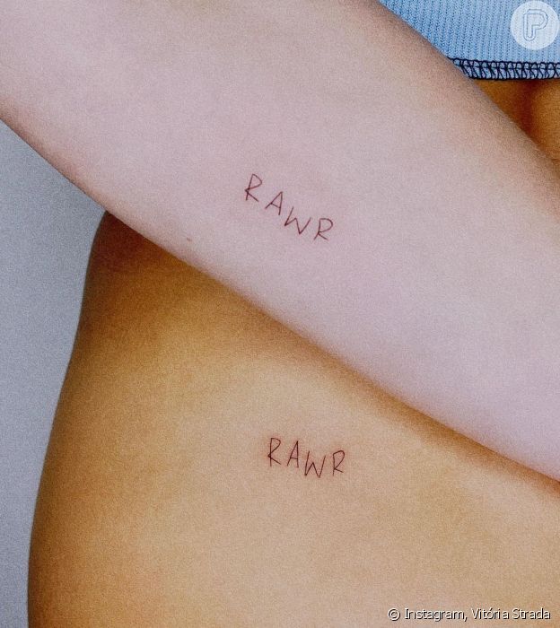 Noivas, Vitória Strada e Marcella Ricca fazem tatuagens iguais: 'Significa eu te amo'