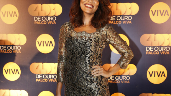Juliana Paes e Márcio Garcia vão à festa do programa 'Globo de Ouro Palco Viva'