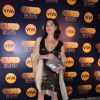 Christiane Torloni usou vestido brilhoso na festa de lançamento do programa 'Globo de Ouro Palco Viva', no Rio