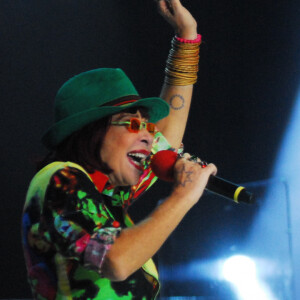 Rita Lee em foto dos anos 2000 com Roberto Carlos em seu especial na Globo