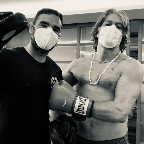 O corpo de Fábio Assunção ganhou muitos elogios na web