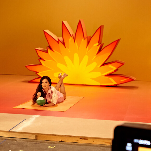 Juliette nos bastidores de sua campanha de moda