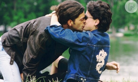 Em 'Por Amor' (1997), a química entre Eduardo Moscovis e Carolina Ferraz também deu muito certo