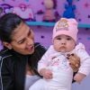 Simone leva filha mais nova, Zaya, à pediatra: 'Mamãe tá on'