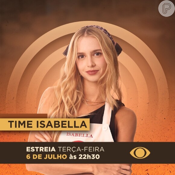 Atriz Isabella Scherer está na nova temporada de 'MasterChef Brasil' como competidora