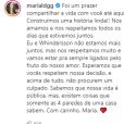 Maria Lina explica aos seguidores que ela e Whindersson terminaram noivado