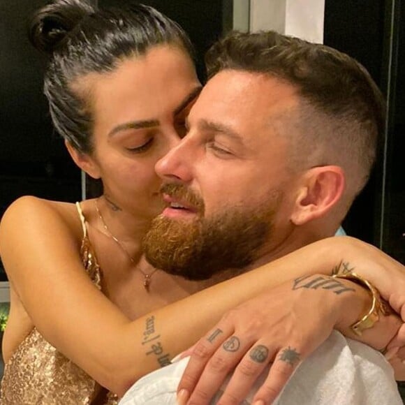 Cleo e Leandro D'Lucca se casaram pela segunda vez