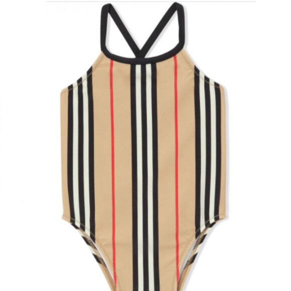 Look de grife usado por Maria Alice é da Burberry e custa R$ 1.180