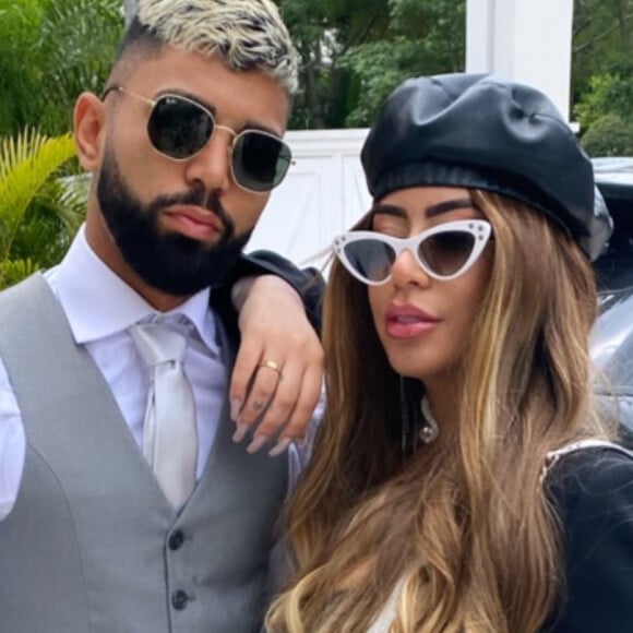 Gabigol fez festa de aniversário e chamou Rafaella Santos para comemoração