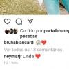 Comentário deixado por Neymar em post da Inlfluencer reforça que o romance é real