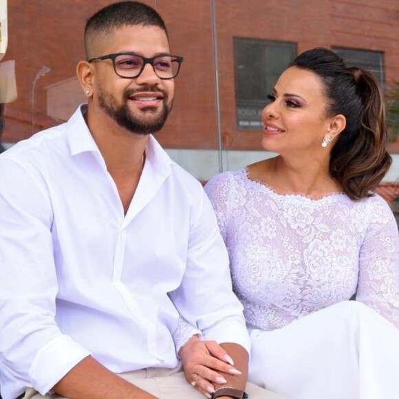 Viviane Araujo se declara para Guilherme Militão antes do casamento