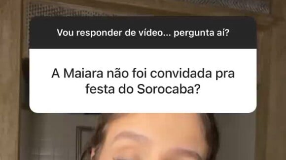 Biah Rodrigues explica motivo para ausência de Maiara em festa de Sorocaba: 'Compromissos'