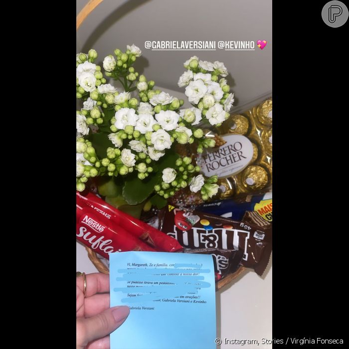 Virgínia Fonseca e Zé Felipe receberam flores e chocolates de Kevinho e sua  namorada, após a morte do pai da influenciadora - Purepeople