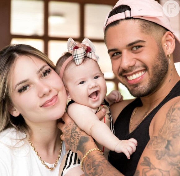 Zé Felipe e Virgínia Fonseca são pais de Maria Alice, de 4 meses