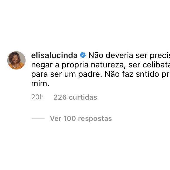 Elisa Lucinda continuou as justificativas