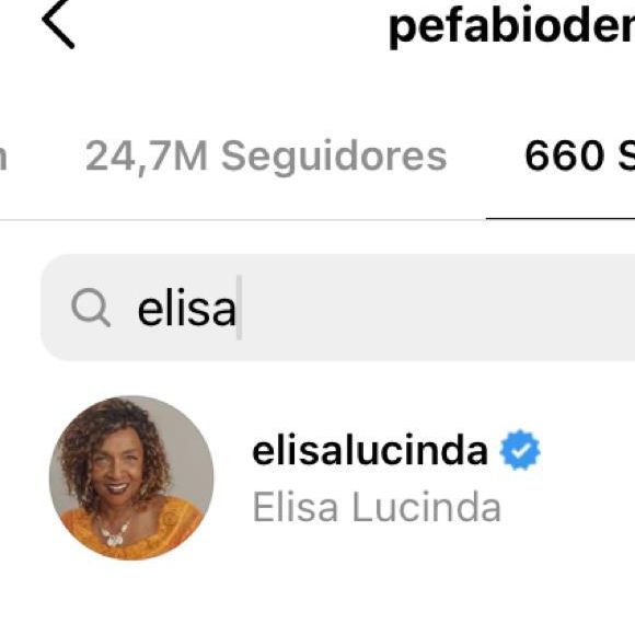 Apesar da polêmica, Padre Fábio de Melo ainda segue Elisa Lucinda nas redes sociais