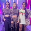 Deolane Bezerra, Virgínia Fonseca e Camila Loures posaram para fotos após entrevista