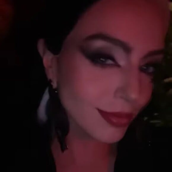 Giovanna Lancellotti foi outro destaque da festa de Halloween