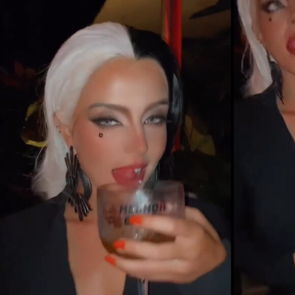 Giovanna Lancellotti roubou a cena fantasiada de Cruella