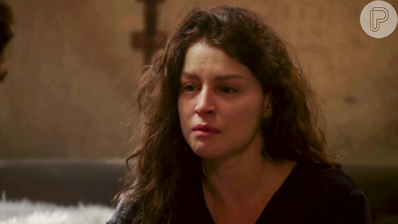 Na novela 'Gênesis', mulher de Judá (Thiago Rodrigues), Muriel (Rhaisa Batista) acusa Tamar (Juliana Xavier) de culpada pela morte do filho Onã (Caio Veagati)