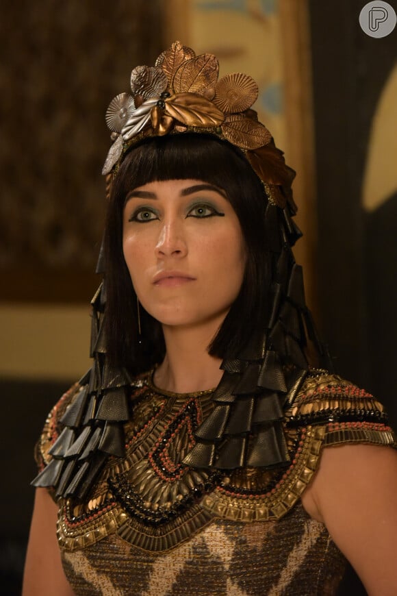 Samia Abreu dá vida à rainha Merianat da novela 'Gênesis': 'Fiz uma pesquisa sobre o Egito e busquei mais referências de outras rainhas'
