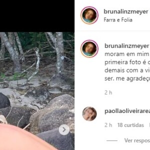 Bruna Linzmeyer também celebrou o aniversário nas redes sociais