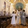 Casamento religioso de Carol Celico e Eduardo Scarpa aconteceu na Igreja Nossa Senhora do Brasil