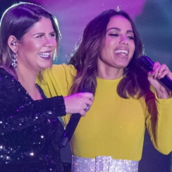 Anitta assumiu ter ficado 'devastada' com a morte de Marília Mendonça