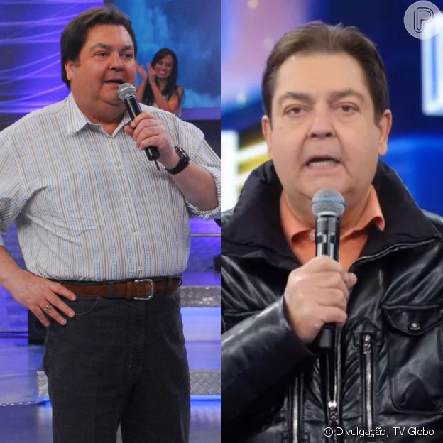 Fausto Silva surgiu mais magro e surpreendeu a web