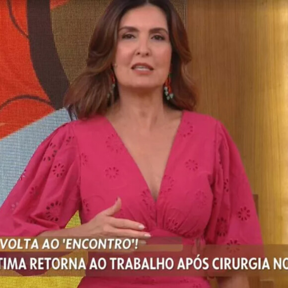 Fátima Bernardes falou sobre o processo de recuperação
