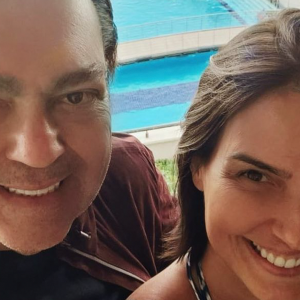 Faustão e Luciana Cardoso completam 19 anos de casamento