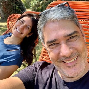 Natasha Dantas e William Bonner ainda não têm filhos