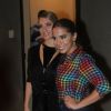 Anitta posa com Leticia Spiller após a festa de Faustão