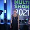Look de Mari Gonzalez no no 'Prêmio Multishow 2021' aliava preto e brilhos