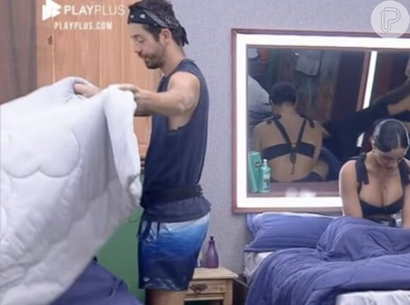 Após eliminação de Mileide Mihaile em 'A Fazenda 13', Rico ficou feliz com a volta de Aline Mineiro, mas chorou e arrumou a cama da maranhense, triste