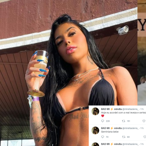 MC Mirella já desabafou várias vezes sobre a relação de Dynho e Sthe em 'A Fazenda 13' desde que anunciou o divórcio em novembro