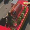 Ao chegar à Cidade do México, o caixão seguiu cortejo fúnebre