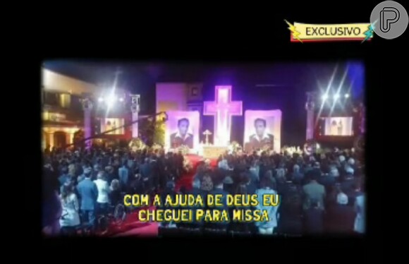 A rede Televisa organizou na sexta-feira uma missa em homeangem a Roberto Gómez Bolaños