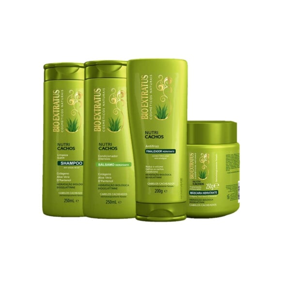Kit de produtos para cabelo cacheados da BioExtratus é opção para o verão