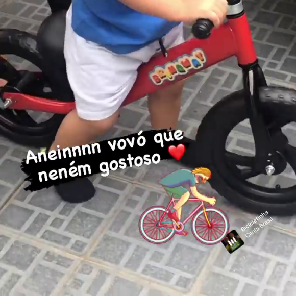 Leo, filho de Marília Mendonça e Murilo Huff, foi filmado pela avó paterna, Zaida Huff