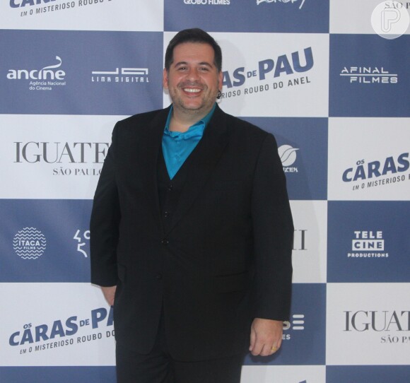 Leandro Hassum prestigia a pré-estreia do filme 'Os Caras de Pau', na segunda-feira, 2 de dezembro de 2014, no Cinemark Iguatemi, em São Paulo