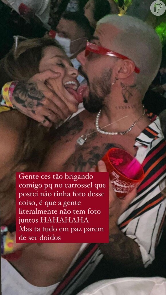 Viih Tube e Lipe Ribeiro trocam beijão em festa