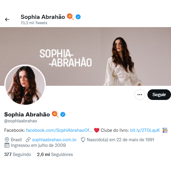 Sophia Abrahão no 'BBB 22'? Ela elegeu um emoji de pirulito no Twitter