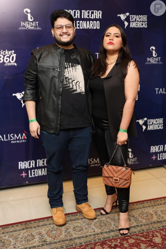 Maurílio e Marília Mendonça foram ao show de Raça Negra e Leonardo em novembro de 2021
