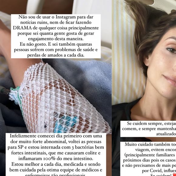 Doente, Carol Celico desabafa