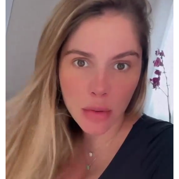 Bárbara Evans decidiu dividir a informação com o público após receber mensagens de internautas que diziam que o rosto dela aparentava estar mais magro