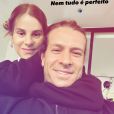 Mateus Verdelho postou uma foto ao lado de Shantal falando sobre o casamento
