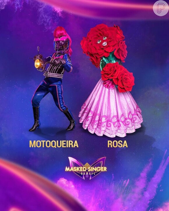 'The Masked Singer': Rosa e Motoqueira estão entre as novas personagens