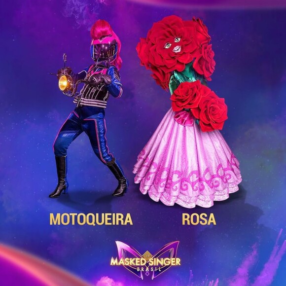 'The Masked Singer': Rosa e Motoqueira estão entre as novas personagens