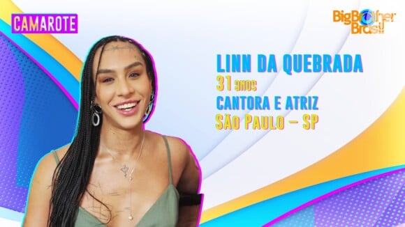 'BBB 22': Linn da Quebrada é anunciada no reality show